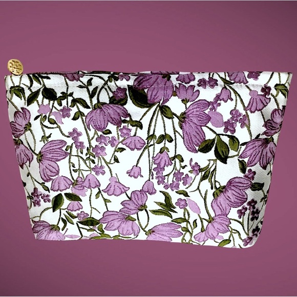 TORY BURCH COSMETIC CASE MAKEUP BAG BEAUTY POUCH ♻️ - Picture 1 of 4